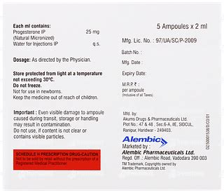 Gestofit Sr 50 Mg Injection 2 Ml - Uses, Side Effects, Dosage, Price ...