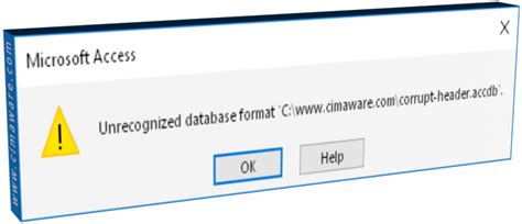 What Cause the Error Unrecognized Database Format 的图像结果