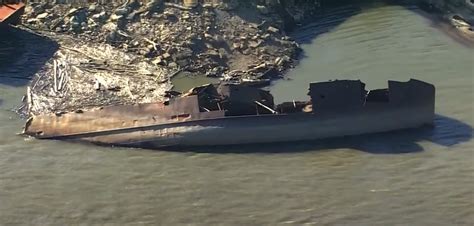 Low Mississippi River Water Levels Reveal Sunken WWII Ship | War ...