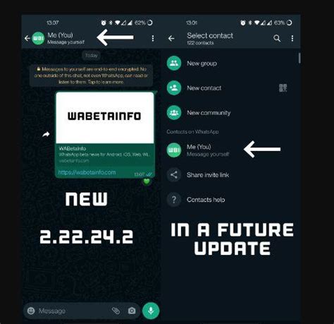 WhatsApp will soon rollout a self-chat feature, here is how it looks ...