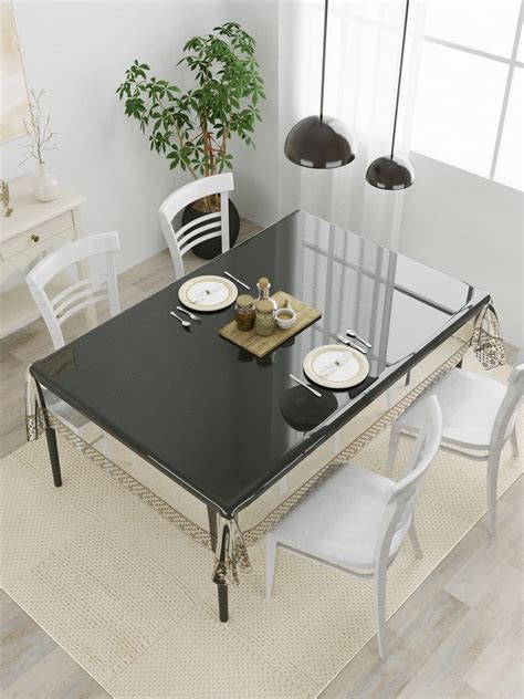 Buy Clasiko 4 Seater Dining Table Cover; 54x78 Inches; Material - PVC ...