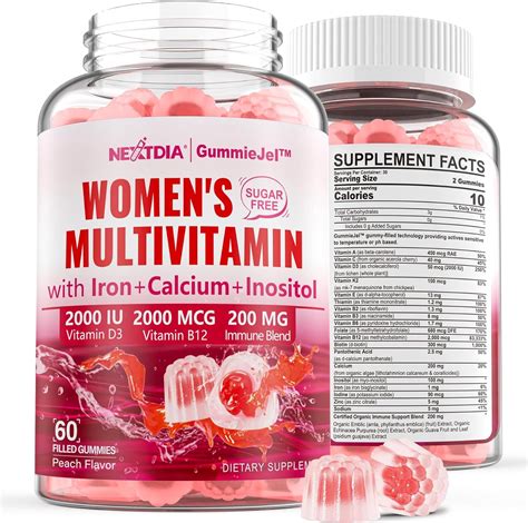 Nextdia Women's Sugar-Free Multivitamin Gummies with Algae India | Ubuy