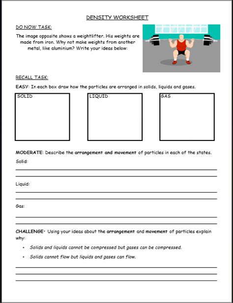 Image result for 3rd Grade Science Project Density