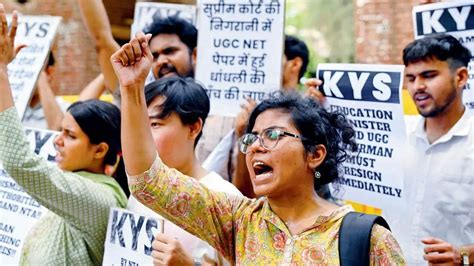 NEET-UG row: Case against NSUI workers for barging NTA office during ...