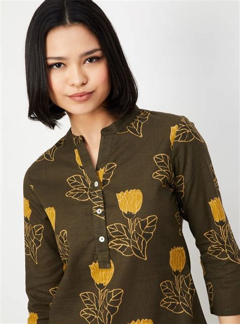 Buy Women Floral Print Straight Kurta Set Online at just Rs. 999.0 ...