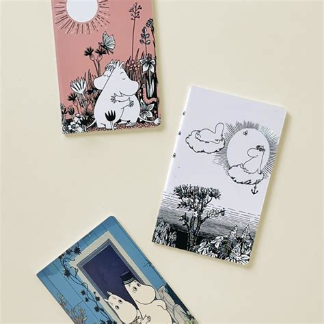 Moomin Mini Notebook Set – Set of 3