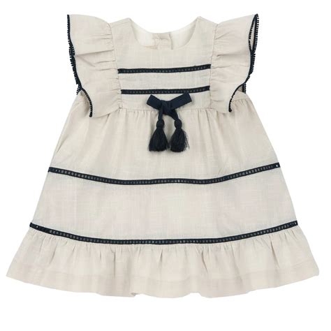 Chicco Girls Light Natural Embellished Dress - Dress – Chicco India