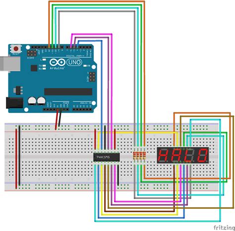 Circuit to Control a Cluster of 8 Common Cathode SSD by Arduino Mega ...