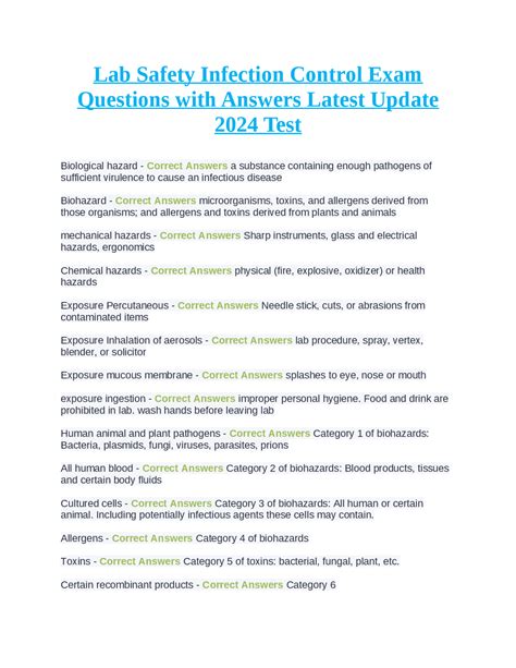 Infection Control Exam Practice Test 的图像结果