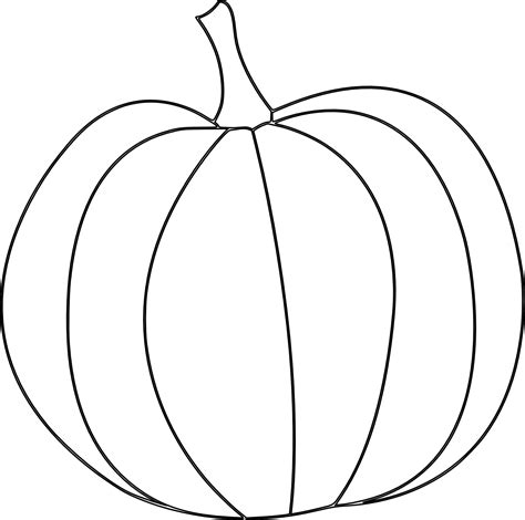 Simple Pumpkin Outline