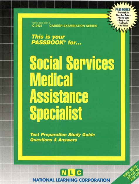 Buy Social Services Medical Assistance Specialist: Passbooks Study ...