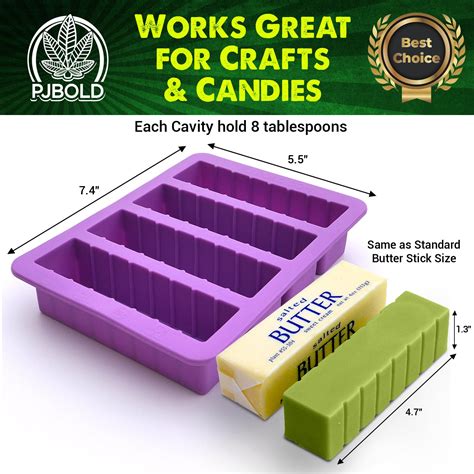 Buy High Quality Silicone Butter Molds | Stick Butter Molds - PJ Bold
