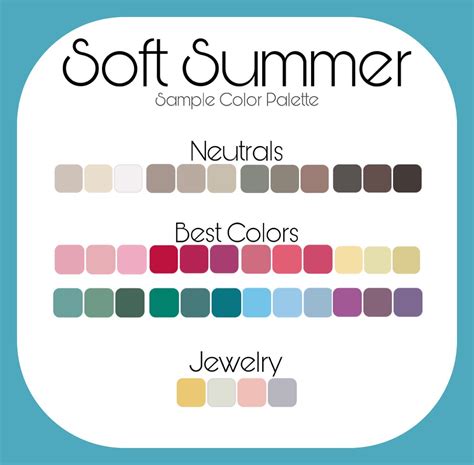 Soft Summer Color Palette
