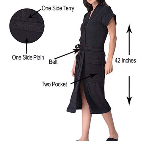 BeautifulGhar Creations WOMENS BATHROBE with SLIPPER Collection 3/4Th ...