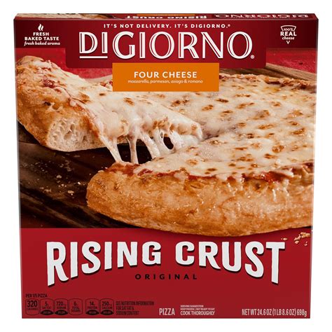 Amazon.com: DiGiorno Rising Crust Four Cheese Frozen Pizza : Grocery ...