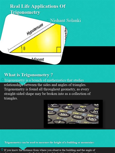Image result for Real Life Examples of Trigonometry