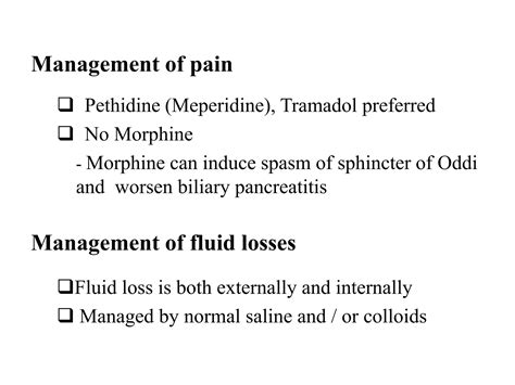 Management of Acute Pancreatitis | PPTX | Digestive Disorders | Diseases and Conditions - what triggers sphincter of oddi pain