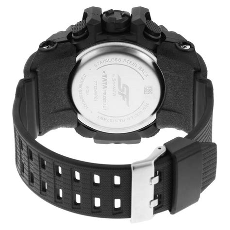 Buy Online SF Sparq Ana Digi Black Dial Polyurethane Strap Watch for ...