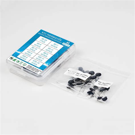 Buy KOKISO NTC Thermistor Resistors 10 Values 81 PCS Inrush Current ...