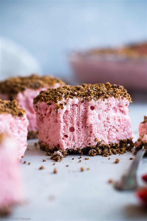 Healthy Frozen Strawberry Dessert Recipe | Food Faith Fitness | Recipe ...