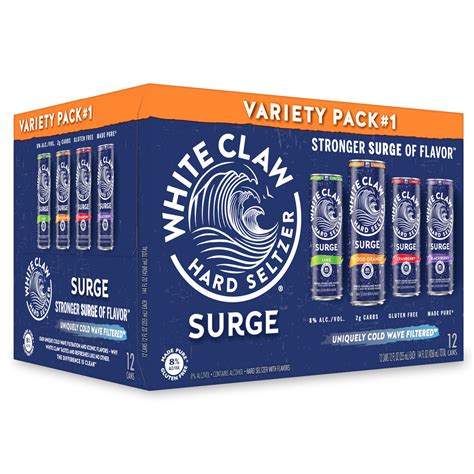 White Claw Surge Variety 12pk 12oz Can 8% ABV