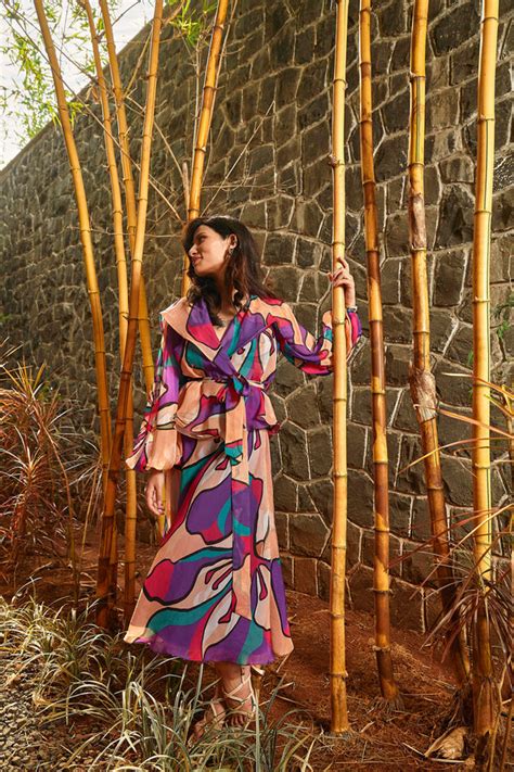 Printed Overlay Top – Babita M