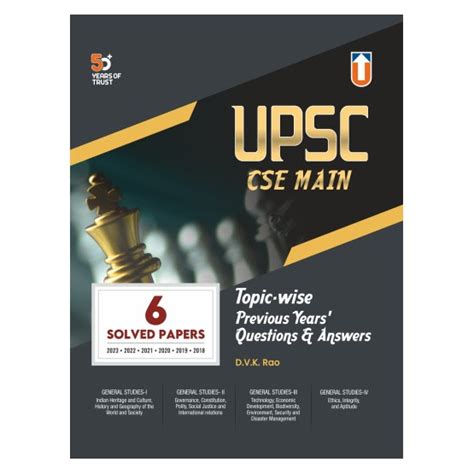 UPSC CSE Main Topic - Wise Previous Years Questions & Answers With 6 ...