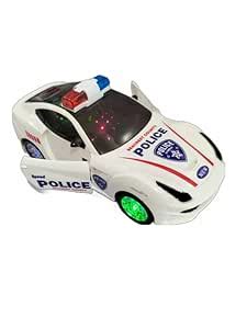 Door Opening Police Car Toy for Kids - Bump and Go Cop Car with Fun ...