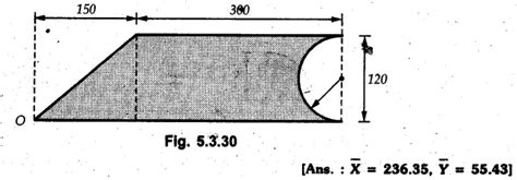 Solved Example & Practice Problems: Centroid of Composite Areas