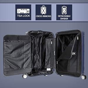 SAMSONITE Hartlan Polypropylene 67.5 cms Navy Hardsided Check-in ...