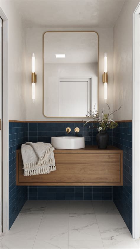 Pin by Henry Chambers on Floor & Wall Canvas | Blue bathroom tile ...