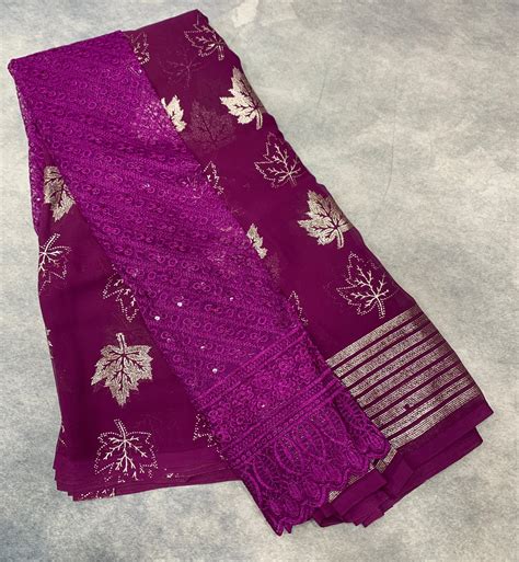 Magenta Colour Saree with Golden Colour border – Kumaran Silk