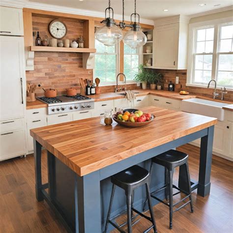 15 Kitchens With Butcher Block Countertops That Last