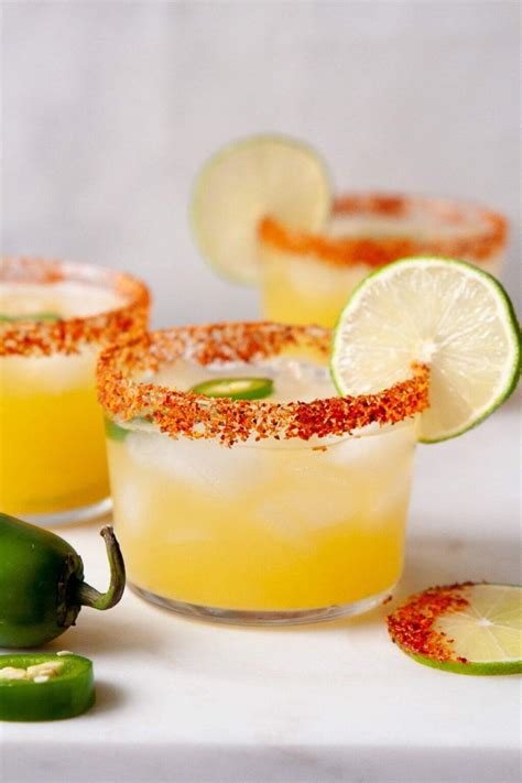 Skinny Spicy Margarita Recipe - Healthful Blondie
