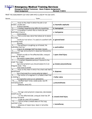 Fillable Online Emergency Medical Training Services - enrollwarecom Fax ...