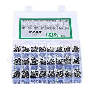 FABOBJECTS® 24Values 840PCS NPN PNP Transistor TO-92 Power General ...
