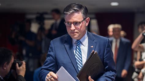 House Speaker Mike Johnson says Bondi needs to 'come forward and ...