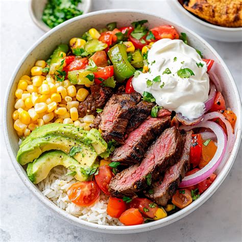 Grilled Steak Fajita Bowl - Krystel's Cooking
