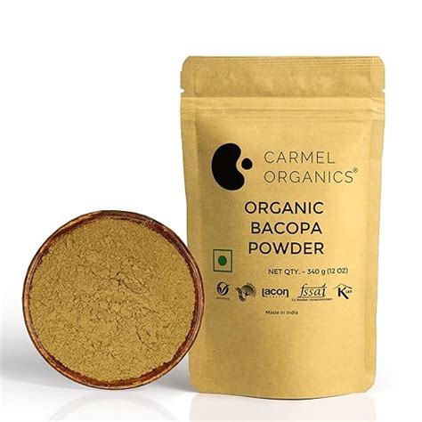 Buy CARMEL ORGANICS Brahmi/Bacopa Monnieri Powder (340 g)(Pack of 1 ...