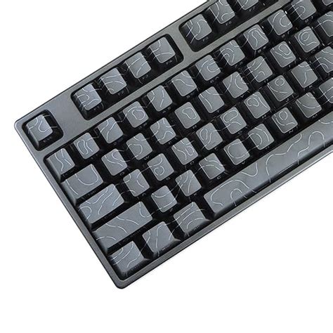 Amazon.in: Buy MOLGRIA Contour Line Keycaps, 98 Set Custom PBT Cherry ...