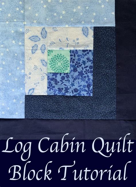 Image result for Log Cabin Quilt Block Tutorial