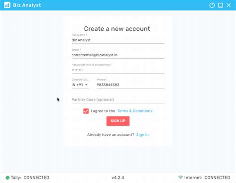 How to change E-mail Id ? | Biz Analyst Manual