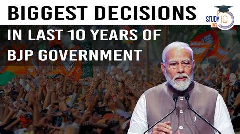 Biggest Decisions in Last 10 Years of BJP Government