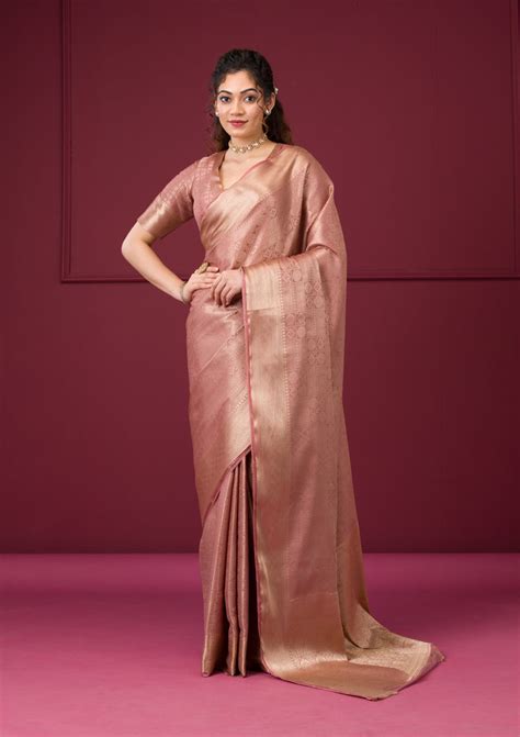 Onion Colour Saree - Buy Onion Pink Saree Online At Best Prices – Koskii