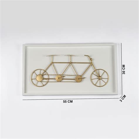 Buy VEDAS Metal French Cycle Framed Wall Art from Vedas at just INR 5999.0