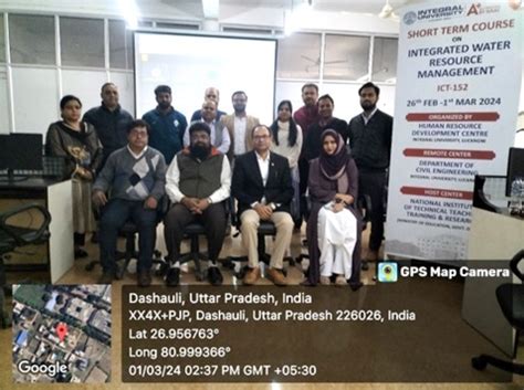 Integral University Lucknow | HRDC Organised Courses: Professional ...