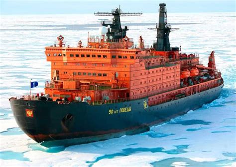 Стартовал круиз на Северный полюс Арктики на ледоколе «50 лет Победы ...