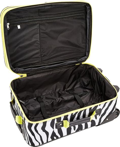 Buy Rockland Fashion Softside Upright Luggage Set, Expandable, Lime ...