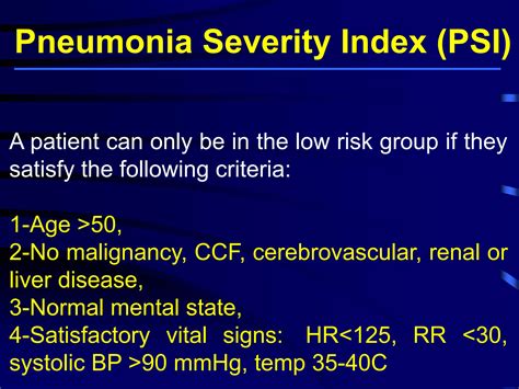 Assessment of CAP Severity by Pneumonia Scores | PDF