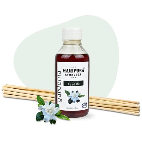 MANIPURA AYURVEDA Pure Organic Reed Diffuser Oil Refill pack with 8 pcs ...